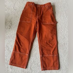 BIG BUD PRESS Carpenter Jeans in Burnt Terracotta